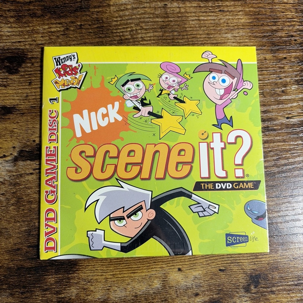 Nick Scene It The DVD Game Disc 2 Wendy's Kids Meal Nickelodeon